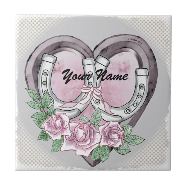 Cerâmica Azulejo de ferradura (Frente)