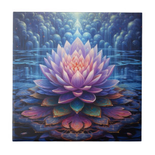Cerâmica Azulejo de Flor do Lotus