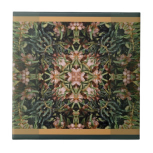 Cerâmica Azulejo de Flor Fractal
