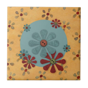 Cerâmica Azulejo de Flores do País