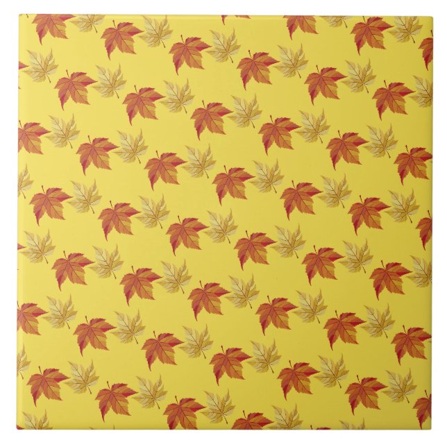 Cerâmica Azulejo de Folhas (Frente)