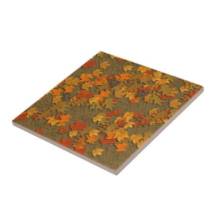 Cerâmica Azulejo de Folhas