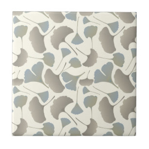 Cerâmica Azulejo de Folhas de Gingko