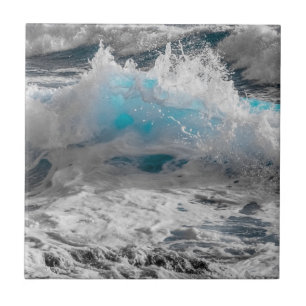 Cerâmica Azulejo de Fotos Cerâmicas de Ondas Marítimas
