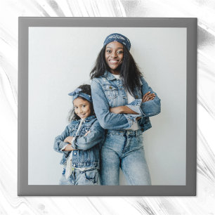 Cerâmica Azulejo de Fotos da Borda da Cinza