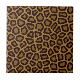 Cerâmica Azulejo de fundo com peles de leopardo