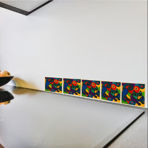 Cerâmica Azulejo de Gato Esticado