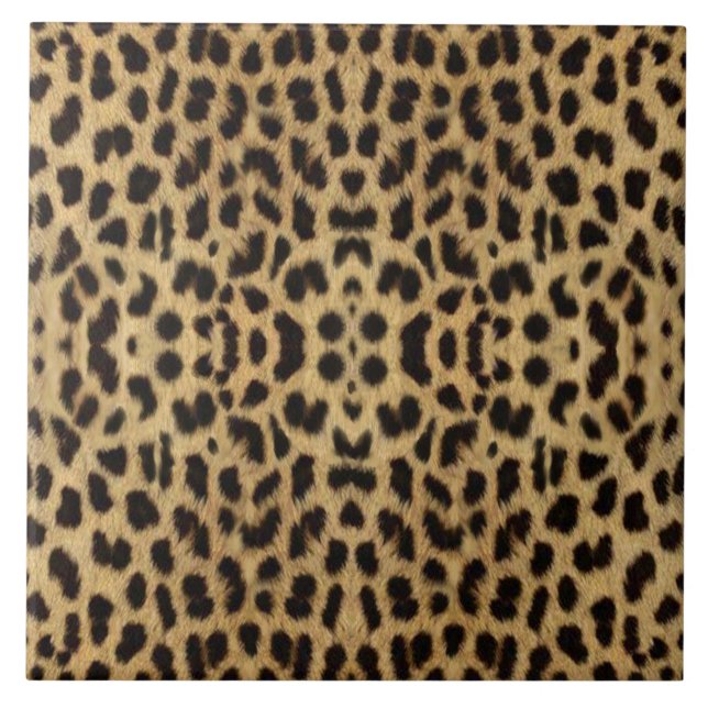 Cerâmica Azulejo de impressão leopardo (Frente)