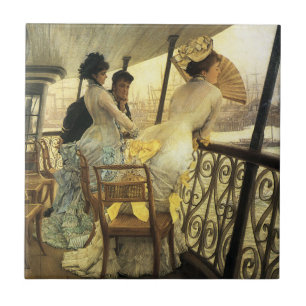Cerâmica Azulejo de James Tissot Portsmouth