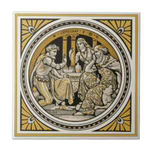 Cerâmica Azulejo de John Moyr Smith, Minton Shakespeare Oth