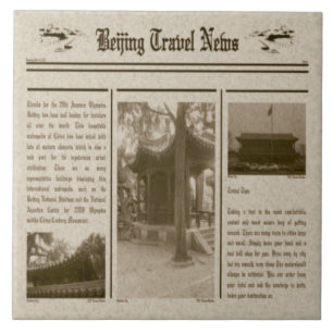 Cerâmica Azulejo de jornal