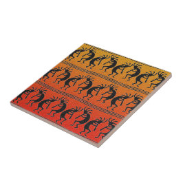 Cerâmica Azulejo de Kokopelli do design do sudoeste do por