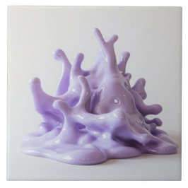 Cerâmica Azulejo de Lava Porcelana Roxo