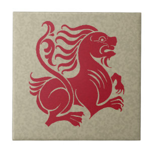Cerâmica Azulejo de Leão Pequeno de De Morgan