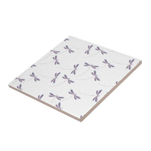 Cerâmica Azulejo de libélulas em voo