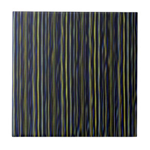 Cerâmica Azulejo de Linhas Verticais Azul