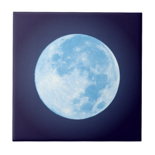 Cerâmica Azulejo de Lua Azul