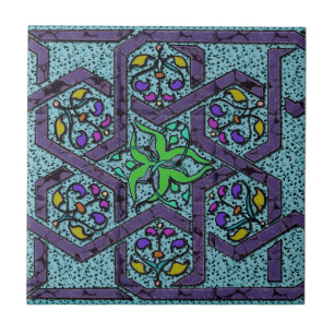 Cerâmica Azulejo de Magen David Knotwork