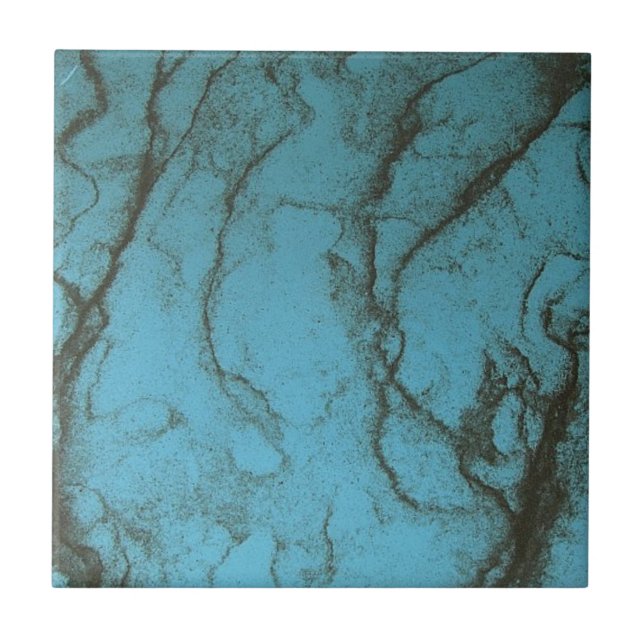 Cerâmica azulejo de mármore azul do teste padrão (Frente)
