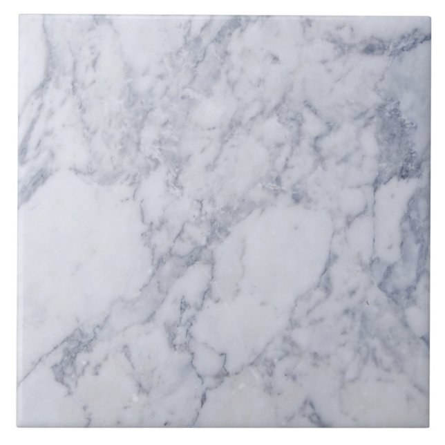 Cerâmica Azulejo de Mármore Branca de Carrara Simples Moder (Frente)