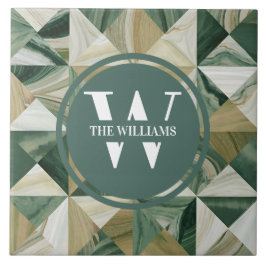 Cerâmica Azulejo de Mármore Verde Claro