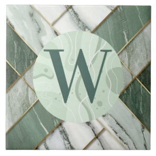 Cerâmica Azulejo de Mármore Verde Claro