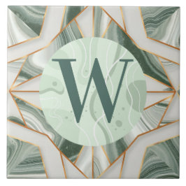 Cerâmica Azulejo de Mármore Verde Claro