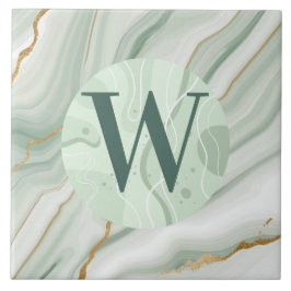 Cerâmica Azulejo de Mármore Verde Claro