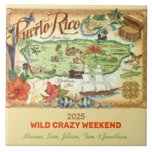 Cerâmica Azulejo de Memória de Porto Rico