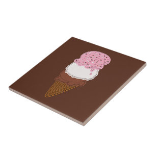 Cerâmica Azulejo De Molho-Neapolitano-Gelado-Gelado-Cones-2