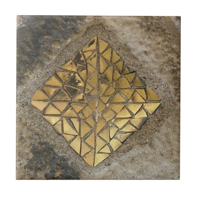 Cerâmica Azulejo de mosaico de Gaudi (Frente)