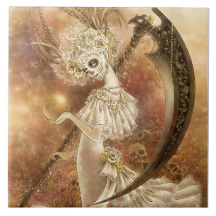 Cerâmica Azulejo de Muerte do papai noel