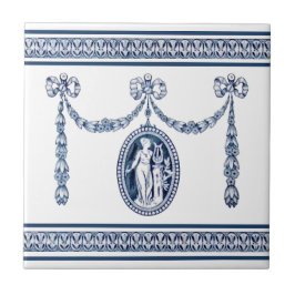 Cerâmica Azulejo De Música Do Casamento Neoclássico Do Muse