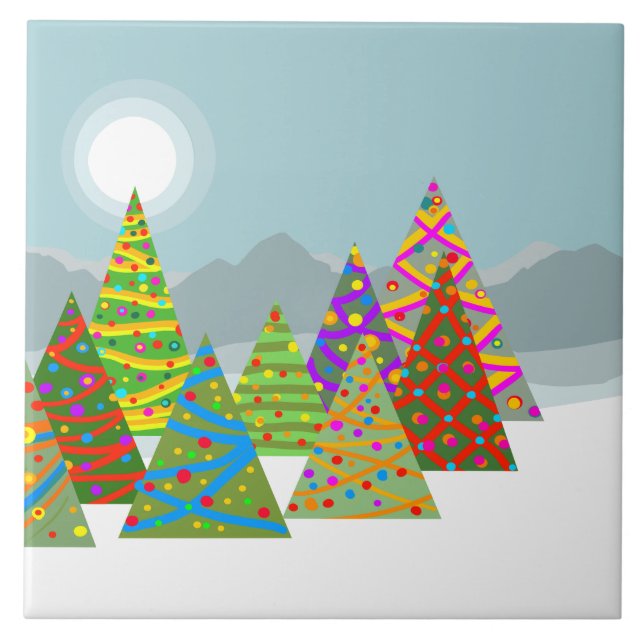 Cerâmica Azulejo de Natal (Frente)