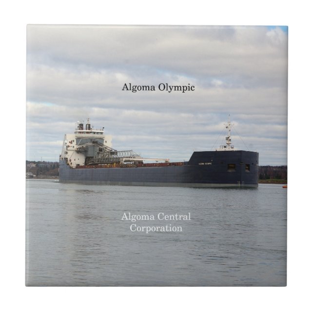 Cerâmica Azulejo de Olimpiadas de Algoma (Frente)