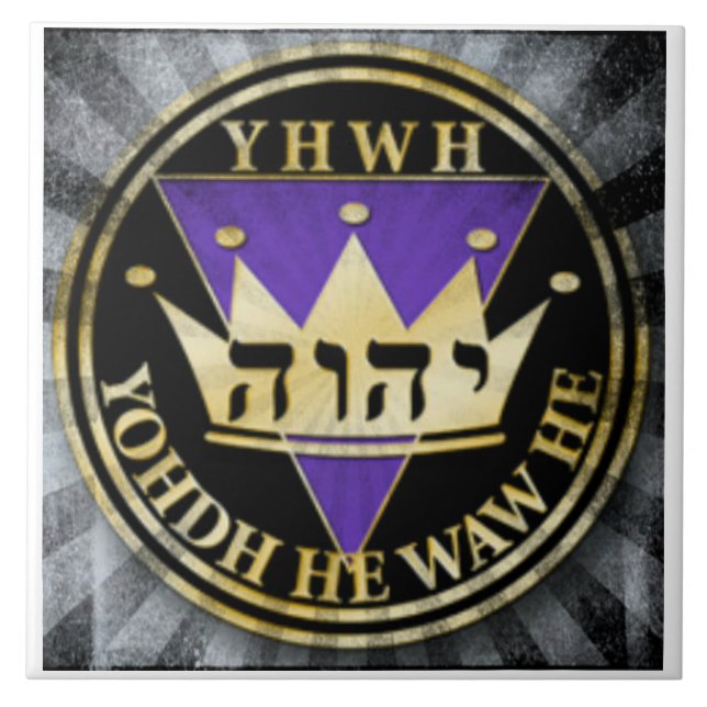 Cerâmica AZULEJO de ouro DIVINE SEAL6 (Frente)