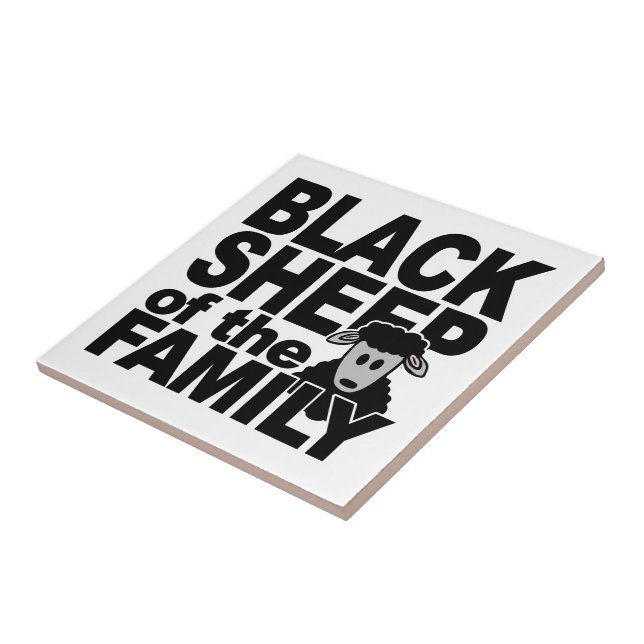 CERÂMICA  AZULEJO DE OVELHA PRETA (Lateral)