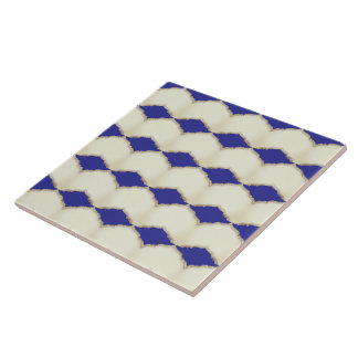 Cerâmica azulejo de padrão geométrico islâmico