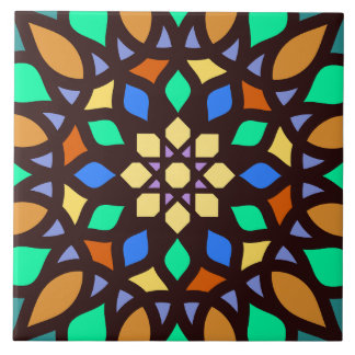Cerâmica azulejo de padrão geométrico mosaico islâmico