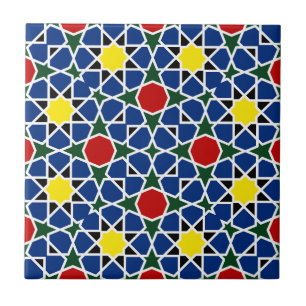 Cerâmica Azulejo de Padrão Geométrico Mosaico marroquino