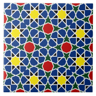 Cerâmica Azulejo de Padrão Geométrico Mosaico marroquino