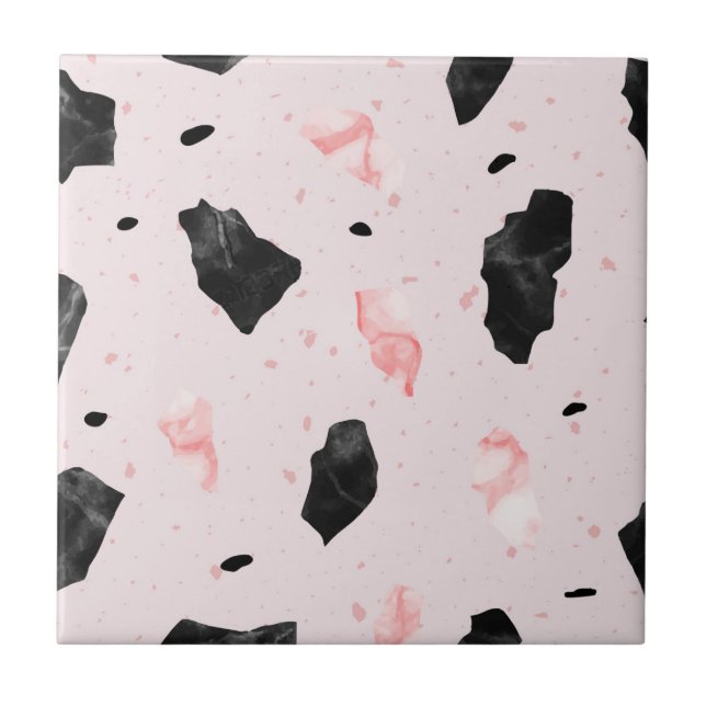 Cerâmica Azulejo de padrão Terrazzo (Frente)