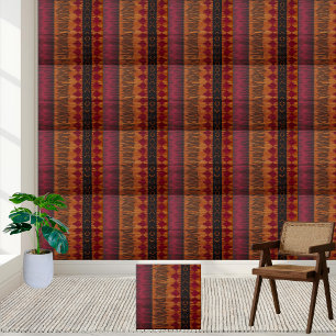 Cerâmica Azulejo de padrões africanos inspirado no Kente