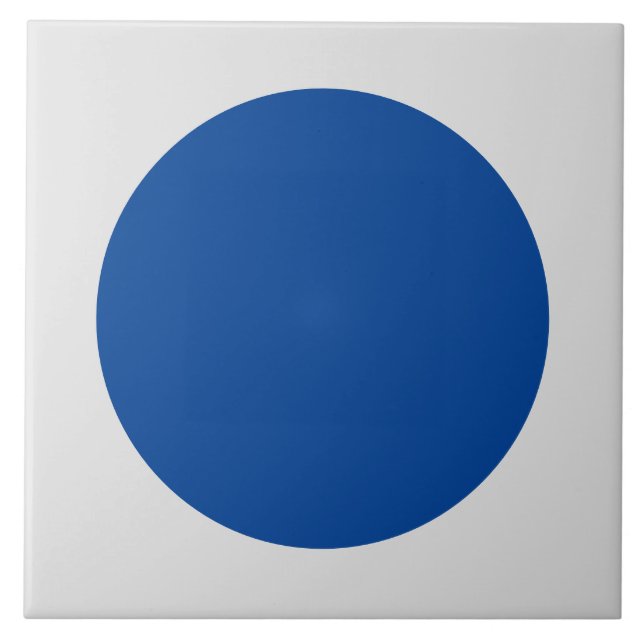 Cerâmica Azulejo de padrões de Bolinhas azul e branco moder (Frente)