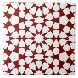 Cerâmica azulejo de padrões geométricos islâmicos