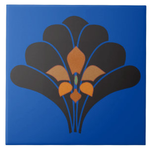 Cerâmica Azulejo de parede azul - azulejo de deco
