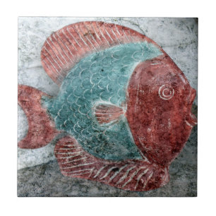 Cerâmica Azulejo de pedra dos peixes