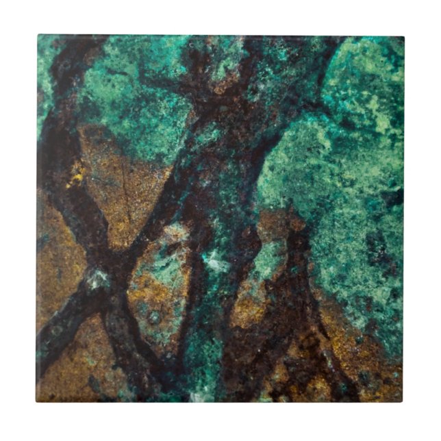 Cerâmica Azulejo de Pedra Verde (Frente)