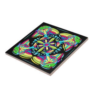 Cerâmica Azulejo de peixe Talavera