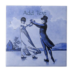 Cerâmica Azulejo De Pele De Gelo casal, Olhar Holandês, Per